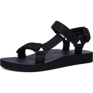 Womens Sport Hiking Sandals Arch Support Outdoor Water Shoes Yoga Mat Insole